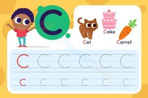Tracing Letter C Worksheet