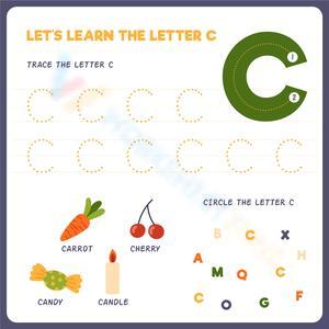 Learn the Letter C Worksheet