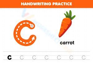 Handwriting Practice: Letter C