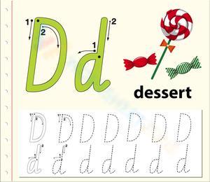 D is for Dessert: Learning the Letter D