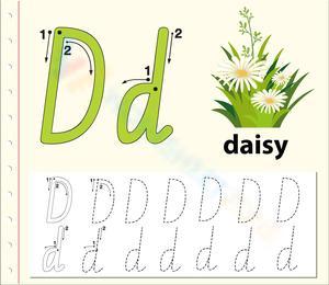 D is for Daisy! Handwriting Fun
