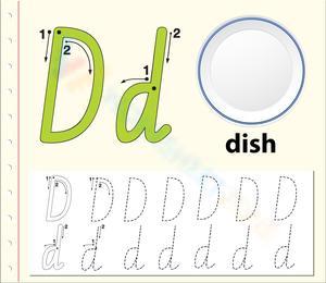 D is for Dish: Fun Letter D Learning Activity