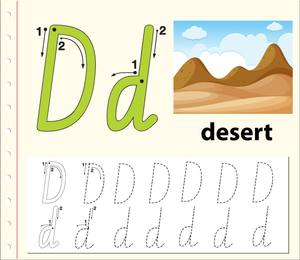 D is for Desert: Discovering the Letter D