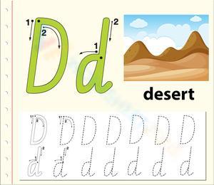 D is for Desert: Discovering the Letter D