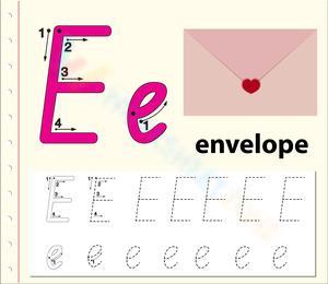 Tracing the Letter E