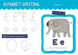 Alphabet Writing: Practice Letter E