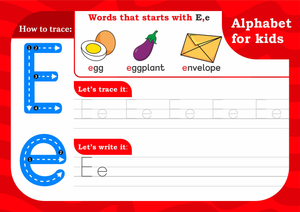 Alphabet for Kids: Learn Letter E
