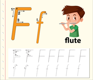 F is for Flute: Fun Letter F Learning