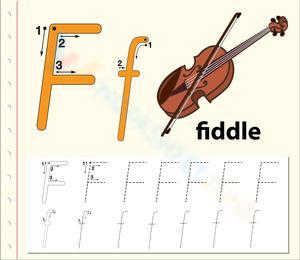 F is for Fiddle: Learning the Letter F