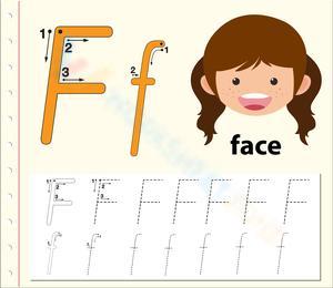 F is for Face: Exploring Letter F Basics