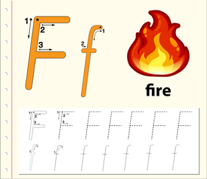 Letter F Tracing Worksheet | Essential Grade K Practice