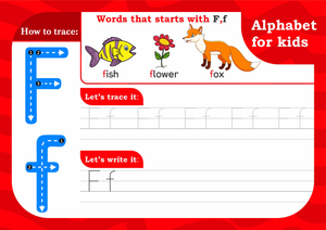 Learning the Letter F: Alphabet Worksheet