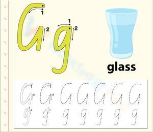 'G' is for Glass Worksheet