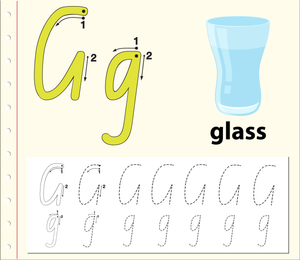 'G' is for Glass Worksheet