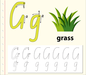 'G' is for Grass Worksheet