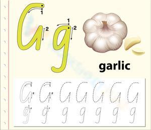 'G' is for Garlic Worksheet