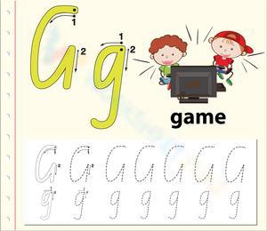 'G' is for Game Worksheet