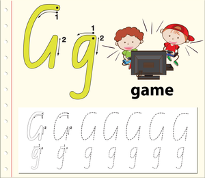 'G' is for Game Worksheet