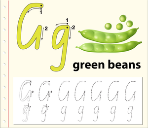 Printable Letter G Tracing Worksheet | Grade K-1 Ready