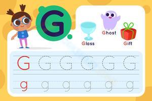 Free Printable Letter G Tracing Worksheet