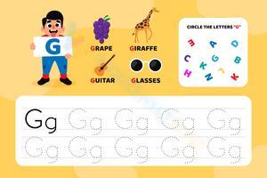 Practice the Letter G Worksheet