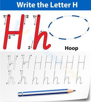 'H' is for Hoop Worksheet