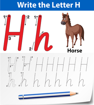 'H' is for Horse Worksheet