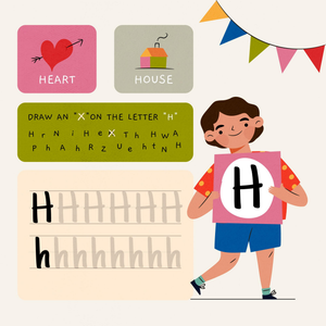 Letter H Handwriting Worksheet | Essential Grade K Ready