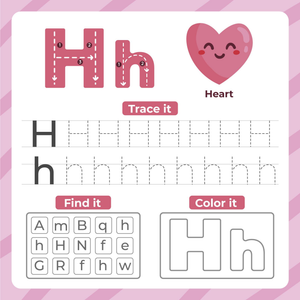 Letter H Handwriting Practice | Essential Grade K-1