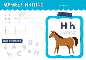 Handwriting Practice: Letter H Worksheet