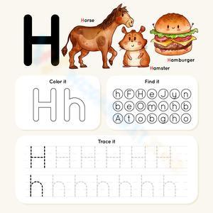 Learning Letter H for Kids 