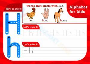 Learning the Letter H: Fun Alphabet
