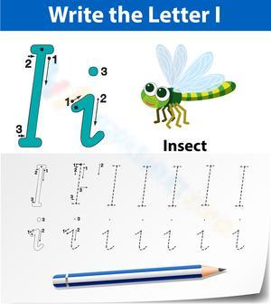 'I' is for Insect Worksheet