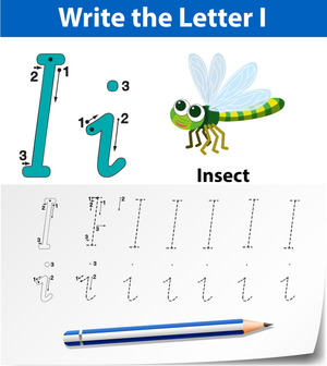 'I' is for Insect Worksheet