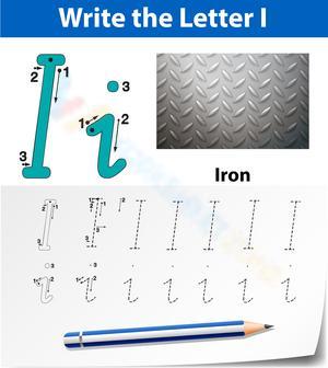 Handwriting Practice: Letter I for Kids