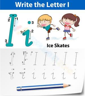Glide into Writing: Letter I Practice