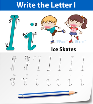 Letter I Tracing Worksheet | Essential Kindergarten Ready