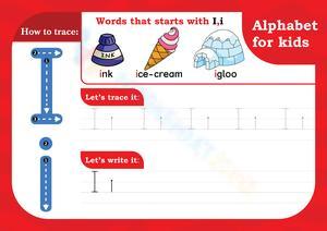 Tracing & Writing: Teach Kids the Letter I