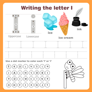 Practice Writing the Letter I