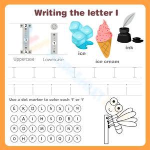 Practice Writing the Letter I