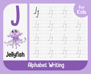 Printable Letter J Tracing Worksheet | Kindergarten ELA