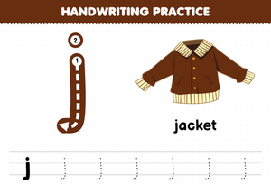 How to Write Letter J for Kids 