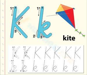 K is for Kite: Identifying the Letter K
