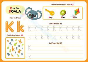How to Trace Letter K: A Beginner's Guide