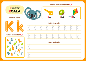 How to Trace Letter K: A Beginner's Guide