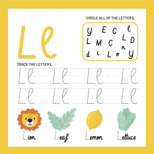 Printable Letter L Tracing & Recognition | Grade K-1