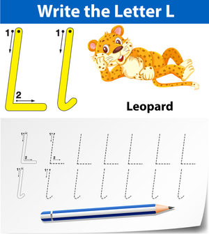 L is for Leopard: Alphabet Association