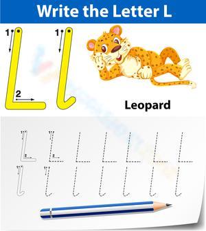 L is for Leopard: Alphabet Association