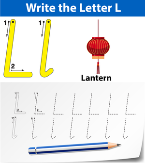 L is for Lantern: Recognizing the Letter L