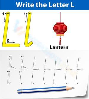 L is for Lantern: Recognizing the Letter L